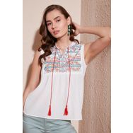Lela 611BZ0249 Ekru Kadın Bluz