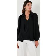 Lela 611BZ0353 Siyah Kadın Bluz