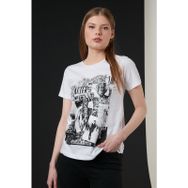 Lela Bayan 6001004 Beyaz Kadın Tshirt