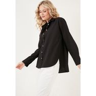 Lela CF21S163867 Siyah Kadın Gömlek