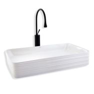 Lena E-2106 Tezgah Üstü Porselen Lavabo