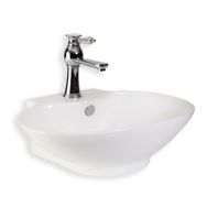 Lena E-4106 Beyaz Tezgah Üstü Porselen Lavabo