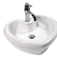 Lena E-4152 Tezgah Üstü Porselen Lavabo