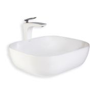 Lena E-4613 Tezgah Üstü Porselen Lavabo