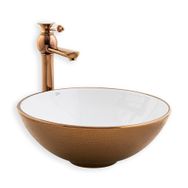 Lena E-5005R Tezgah Üstü Porselen Lavabo