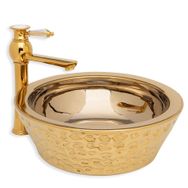 Lena E-8103 Tezgah Üstü Porselen Lavabo