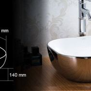Lena E-8225 Tezgah Üstü Porselen Lavabo