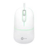 Lenovo Lecoo MS110 RGB Sessiz Tuşlu Kablolu Beyaz Optik Mouse