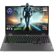 Lenovo LOQ 15AHP9 83DX00B1TRV1 Ryzen 7 8845HS 16GB RAM 512GB SSD RTX 4060 FreeDOS 15.6 inç Oyun Bilgisayarı