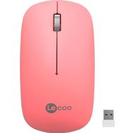 Lenovo WS214-P Lecoo Pembe Kablosuz Mouse