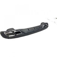 Leon Part Çmk Mercedes W205 C63 Sedan Difüzör Silver Egzoz Seti