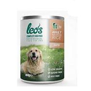 Leo's 12 Adet 400 gr Somonlu ve Pirinçli Pate Yetişkin Köpek Konservesi