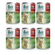 Leo's 6x400 gr Tavuk Etli Ezme Yavru Kedi Konservesi