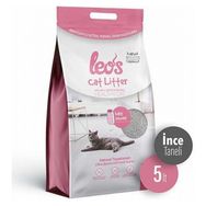 Leos Cat Litter Baby Powder Kokulu İnce Taneli 5 lt Kedi Kumu