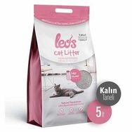 Leos Cat Litter Baby Powder Kokulu Kalın Taneli 5 lt Kedi Kumu