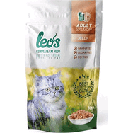 Leo's Somonlu Yetişkin 85 gr Kedi Yaş Maması