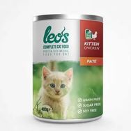 Leo's Tavuk Etli Pate 6x400 gr Yavru Kedi Konservesi