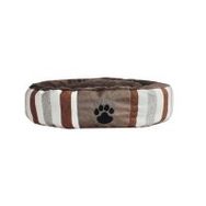 Lepus Kahverengi 57x16 cm Yumuşak Dolgulu Peluş Simit Kedi Yatağı