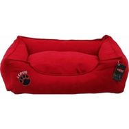 Lepus Soft Fermuarlı Kırmızı Köpek Yatağı