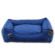 Lepus Soft Fermuarlı Mavi Köpek Yatağı