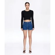 Les Benjamins LB25SSCLAFUSO-401-001 Classics Denim 401 Mavi Kadın Şort