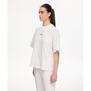 Les Benjamins LBNOOSESSFUTS-306-001 Essentials Short Sleeve Tee 306 Beyaz Kadın T-Shirt