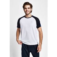 Lescon 19B-1126 Beyaz Koyu Lacivert Kısa Kollu Erkek T-Shirt