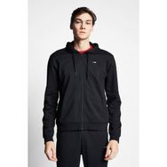 Lescon 23S-1241-23N Siyah Fermuarlı Kapüşonlu Erkek Sweatshirt