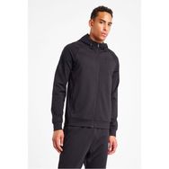 Lescon 25N-1117 Erkek Fermuarlı Kapüşonlu Sweatshirt - Siyah