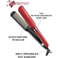 Lesima LS-River 450 Derece Isı Saç Şekillendirici ve Saç Düzleştirici Saç Maşası