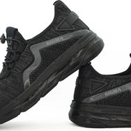 Letao Simba Siyah Erkek Bağsız Rahat Hafif Triko Sneaker Ayakkabı