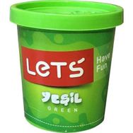 Lets 115 gr Yeşil Tek Renk Oyun Hamuru