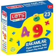 Lets 23 Parça Rakamlar Oyun Hamuru Seti
