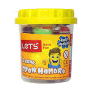 Lets 5x20 gr 5 Renk Oyun Hamuru