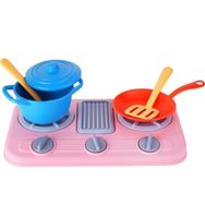 Let's Be Child LC Oyuncak Açık Pembe Ocaklı Mutfak Seti