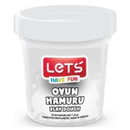 Lets Beyaz 115 gr Şeffaf Bardak Tek Renk Oyun Hamuru