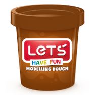 Lets Have Fun 150 gr Kahverengi Tek Renk Oyun Hamuru