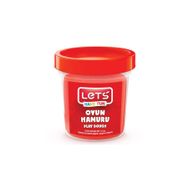 Lets Kırmızı 115 gr Şeffaf Bardak Tek Renk Oyun Hamuru