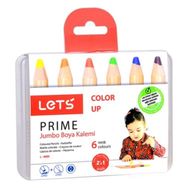 Lets L-4600 6 Renk Prime Jumbo Boya Kalemi