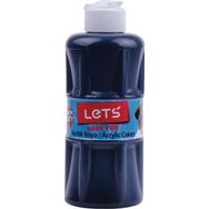 Lets L-5709 250 ml Siyah Akrilik Boya
