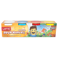 Lets L8340 4 Renk Büyük Boy Oyun Hamuru