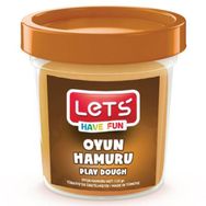 Lets L8440-6 115 gr Kahverengi Tekli Oyun Hamuru