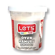 Lets L84409 Beyaz 115 gr Tek Renk Oyun Hamuru