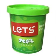 Lets Yeşil 150 gr Oyun Hamuru