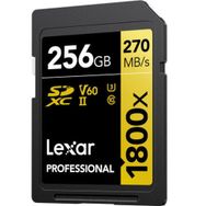 Lexar 256 GB Gold Series 1800X UHS-II Sdxc 270 mbs Hafıza Kartı