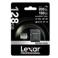 Lexar LMSSIPL128G-BNANG 128 GB High Performance Silver Plus MicroSDXC UHS-I Up to 205 MB/S Read 150 MB/S Bellek Kartı