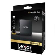 Lexar LPASL400-RNSNG Professional 10 GBPS 4 Type-C Port USB 3.2 Gen 2 Go Portable Ultra Compact Hub