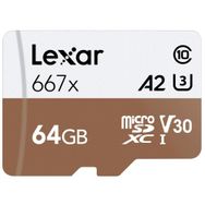 Lexar LSDMI64GB667A 667X 64 GB 100Mb/Sn MicroSDXC Hafıza Kartı