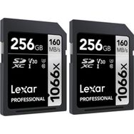 Lexar Professional 256 GB 1066X UHS-I SDXC 2 li Hafıza Kartı