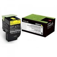 Lexmark 80C8Hyo Sarı Orjinal Toner